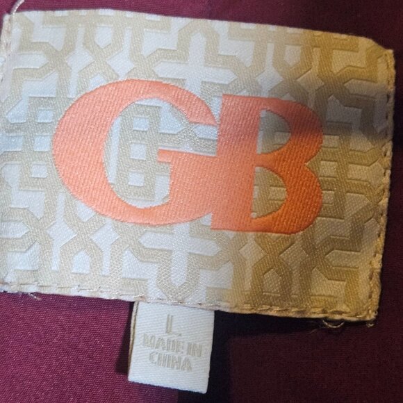 Gianni Bini Colorblock Puffer Coat L Burgundy Pink Mint Y2K Après-Ski Streetwear - Picture 5 of 10